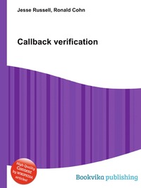 Jesse Russel - «Callback verification»