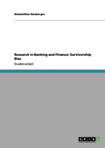 Research in Banking and Finance: Survivorship Bias (German Edition)