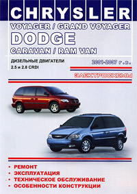 И. И. Шевченко - «Chrysler Voyager / Grand Voyager. Dodge Caravan / Ram Van 2001-2007 г.в. Дизельные двигатели 2.5 и 2.8 CRDI. Электросхемы. Ремонт. Эксплуатация. Техническое обслуживание. Особенности конструк»