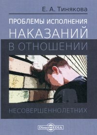 Е. А. Тинякова - «Проблемы исполнения наказаний в отношении несовершеннолетних: Монография»