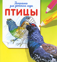 Птицы. Раскраска для детского сада