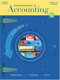 Fundamentals of Accounting: Course 2 (with CD-ROM)