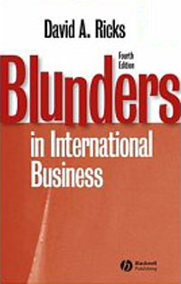 David Ricks - «Blunders in International Business»