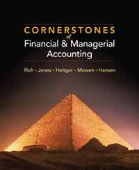 Jay Rich, Jeff Jones, Maryanne Mowen, Don Hansen, Dan L. Heitger - «Cornerstones of Financial and Managerial Accounting»