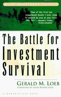 The Battle for Investment Survival (A Marketplace Book)