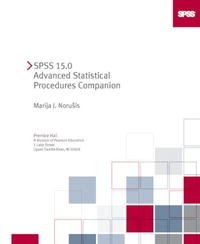 SPSS 15.0 Advanced Statistical Procedures Companion