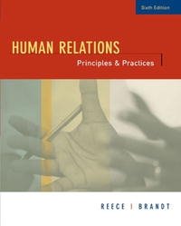Barry L. Reece, Rhonda Brandt - «Human Relations: Principles And Practices»