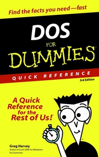 DOS For Dummies® Quick Reference
