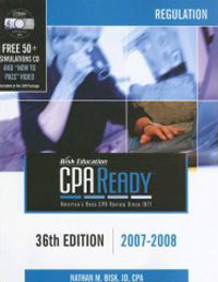 Bisk M. Nathan - «CPA Ready Comprehensive CPA Exam Review - 36th Edition 2007-2008: Regulation»