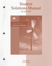Student Solutions Manual to accompany Essentials of Business Statistics