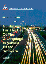 Guidelines For The Use Of The C Language In Vehicle based software