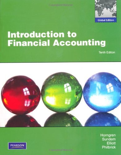 Charles T. Horngren - «Introduction to Financial Accounting: Global Edition»