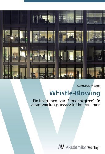 Constanze Mezger - «Whistle-Blowing: Ein Instrument zur 