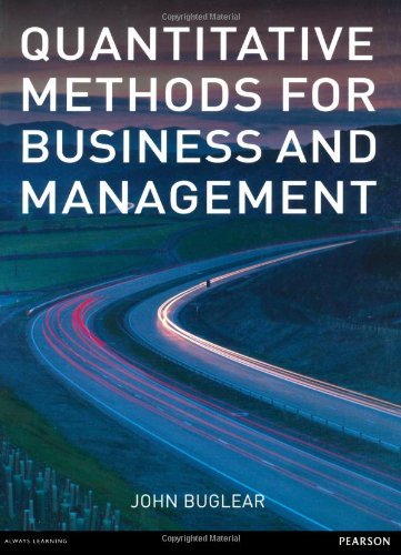 Quantitative Methods for Business & Management