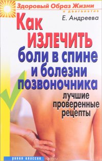 Е. А. Андреева - «Как излечить боли в спине и болезни позвоночника. Лучшие проверенные рецепты»