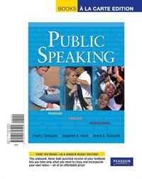 Public Speaking: Prepare, Present, Participate, Books a la Carte Edition