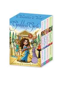 Goddess Girls Books #1-4 (Charm Bracelet Inside!): Athena the Brain; Persephone the Phony; Aphrodite the Beauty; Artemis the Brave