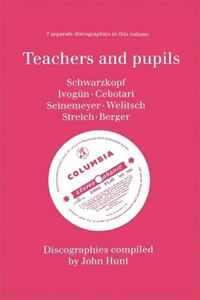Teachers and Pupils: 7 Discographies Elisabeth Schwarzkopf, Maria Ivogun (Ivogun), Maria Cebotari, Meta Seinemeyer, Ljuba Welitsch, Rita Streich, Erna Berger. [1996]