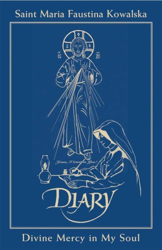 Diary of Saint Maria Faustina Kowalska - in Navy Blue Leather: Divine Mercy in My Soul