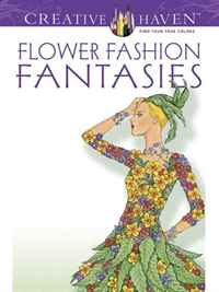Ming-Ju Sun - «Flower Fashion Fantasies (Creative Haven Coloring Books)»