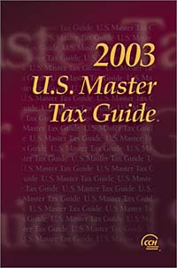 U.S. Master Tax Guide, 2003