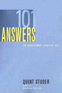 Quint Studer - «101 Answers to Questions Leaders Ask»