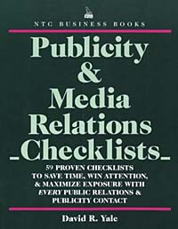 David R. Yale - «Publicity & Media Relations Checklists»