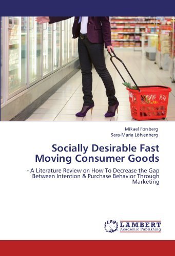 Socially Desirable Fast Moving Consumer Goods: - A Literature Review on How To Decrease the Gap Between Intention & Purchase Behavior Through Marketing