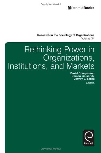 Rethinking Power in Organizations, Institutions, and Markets (Research in the Sociology of Organizations)