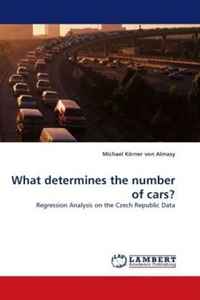 Michael Korner von Almasy - «What determines the number of cars?: Regression Analysis on the Czech Republic Data»