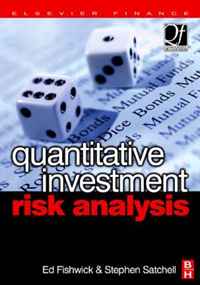 Quantitative Investment Risk Analysis (Quantitative Finance)