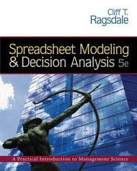 Cliff Ragsdale - «Spreadsheet Modeling and Decision Analysis (with CD-ROM and Microsoft Project 2003 120 day version)»