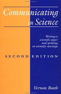 Vernon Booth - «Communicating in Science: Writing a Scientific Paper and Speaking at Scientific Meetings»