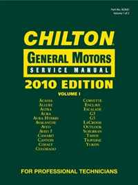 Chilton General Motors Service Manual, 2010 Edition (3 Volume Set) (Chilton General Motors Mechanical Service Manual)