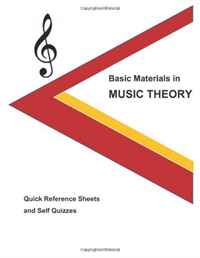 Basic Materials in Music Theory: Quick Reference Sheets and Self Quizzes (Volume 1)