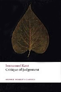 Immanuel Kant - «Critique of Judgement»