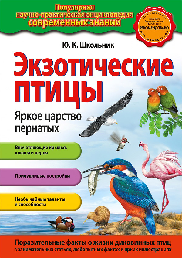 Ю. К. Школьник - «Экзотические птицы. Яркое царство пернатых»
