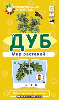 Е. М. Гончарова - «Дуб. Мир растений. Окружающий мир (набор из 48 карточек)»