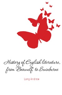 History of English literature, from 