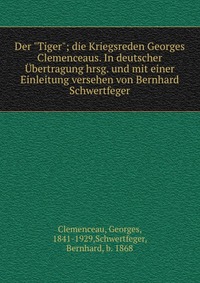 Georges Clemenceau - «Der 