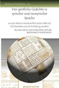 Bernhard Vandenhoff - «Vier geistliche Gedichte in syrischer und neusyrischer Sprache»