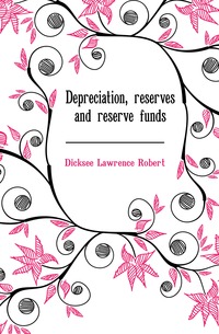 Depreciation, reserves and reserve funds