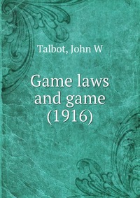 Game laws and game