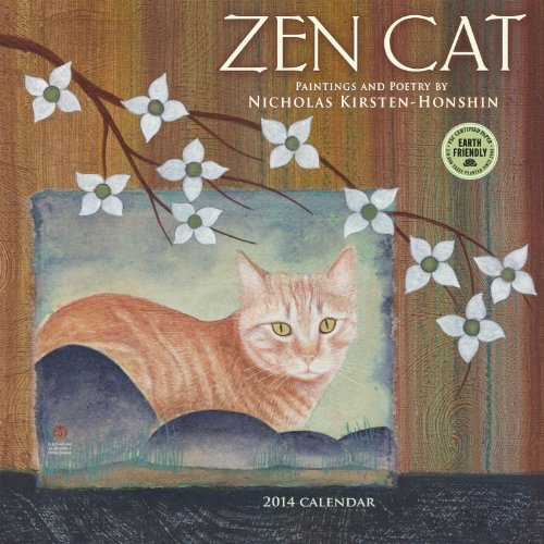 Zen Cat 2014 Wall Calendar