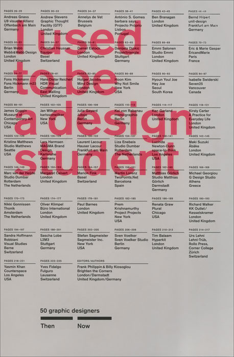 I Used to Be a Design Student: 50 Graphic Designers Then and Now