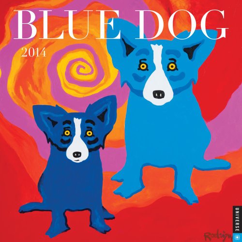 Blue Dog 2014 Wall Calendar