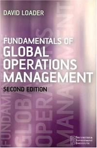 Fundamentals of Global Operations Management (Securities Institute)