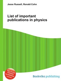 List of important publications in physics