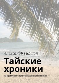 Книга Александр Гиршон Тайские хроники. из практики #медитациядвижениеписьмо