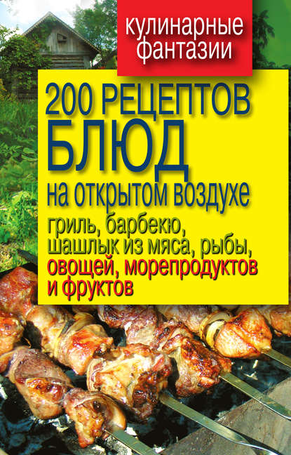 Книга Владимир Сергеевич Водяницкий 200 рецептов блюд на открытом воздухе: гриль, барбекю, шашлык из мяса, рыбы, овощей, морепродуктов и фруктов
